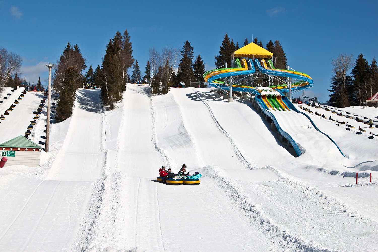 Sliding Through Winter at Valcartier